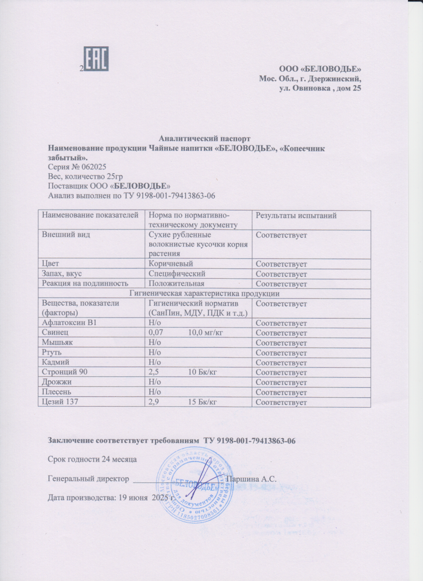 Паспорт №062025